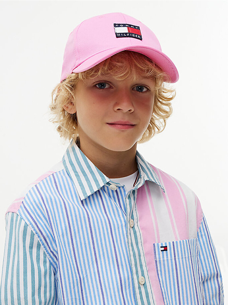 Çocuk Unisex Heritage Flag Şapka Pembe KA0KA00033TOU