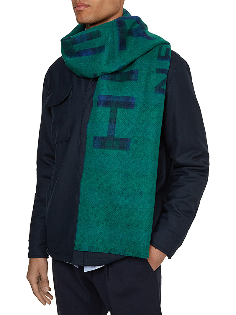 Erkek Th New Prep Hilfiger Atkı Yeşil AM0AM10812L4O