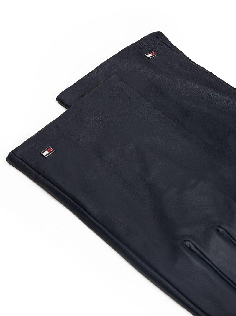 Erkek Essential Flag Deri Eldiven Mavi  AM0AM11482DW6