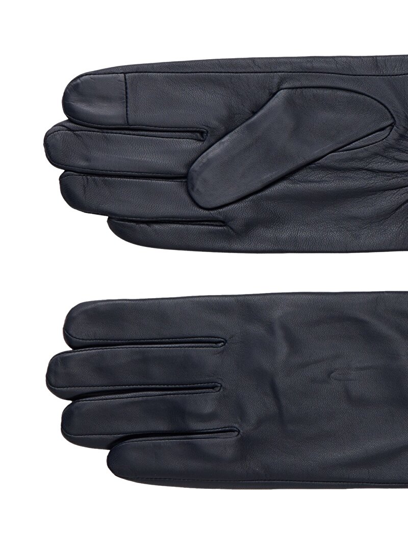 Erkek Essential Flag Deri Eldiven Mavi  AM0AM11482DW6