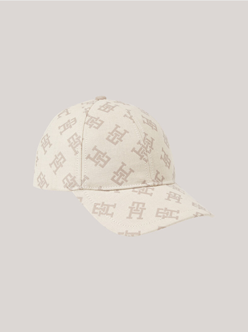 Kadın TH Contemporary Mono Şapka Beyaz  AW0AW15781AEF