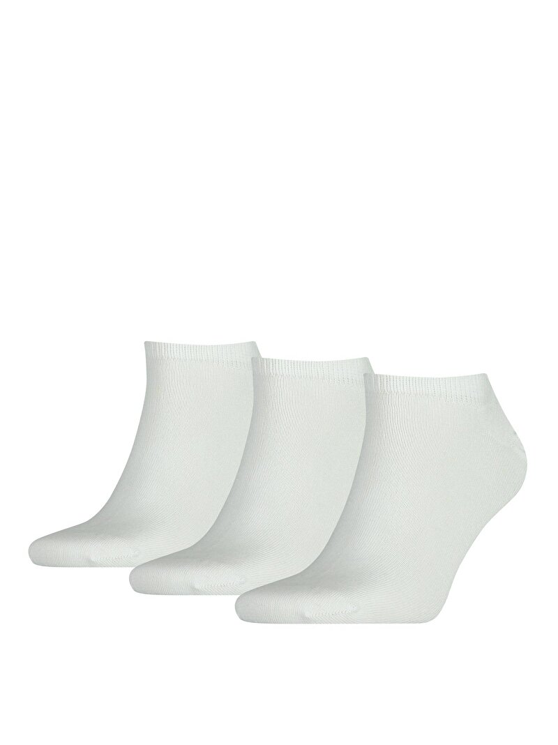 Erkek Eo/ TH Flag Sneaker 3Lü Unisex Çorap Beyaz  C8A1003001300