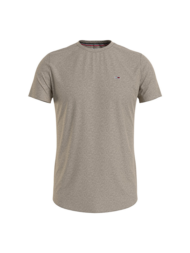 Erkek Tjm Slim Jaspe T-Shirt Bej  DM0DM09586ACI