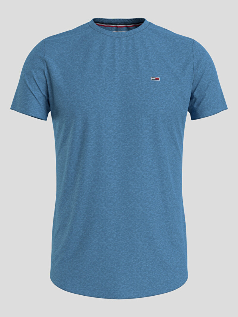 Erkek Tjm Slim Jasper T-Shirt Mavi  DM0DM09586CY7