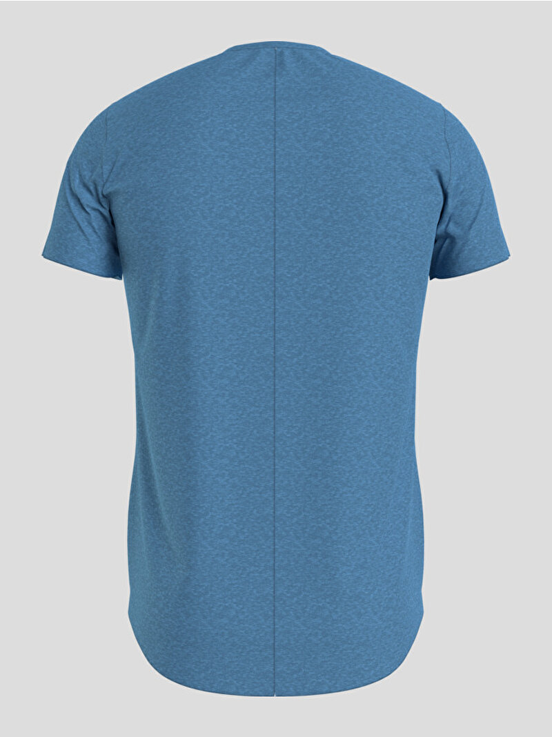 Erkek Tjm Slim Jasper T-Shirt Mavi  DM0DM09586CY7
