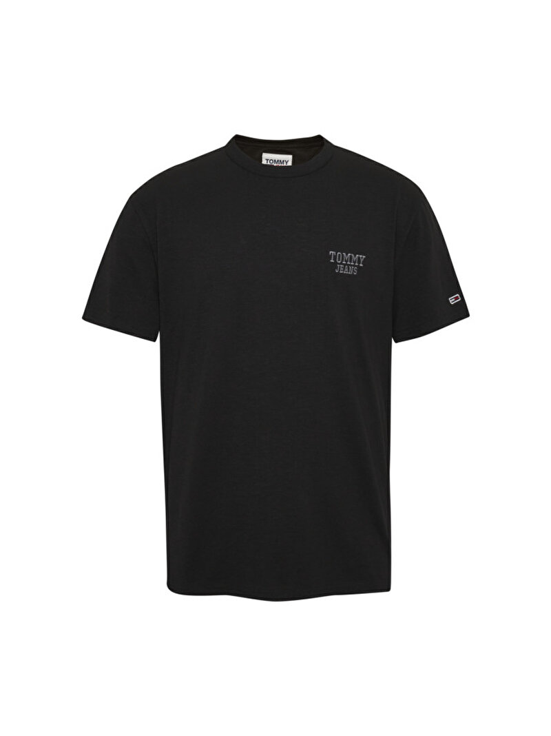Erkek Tjm Classic Slub T-Shirt Siyah DM0DM16310BDS