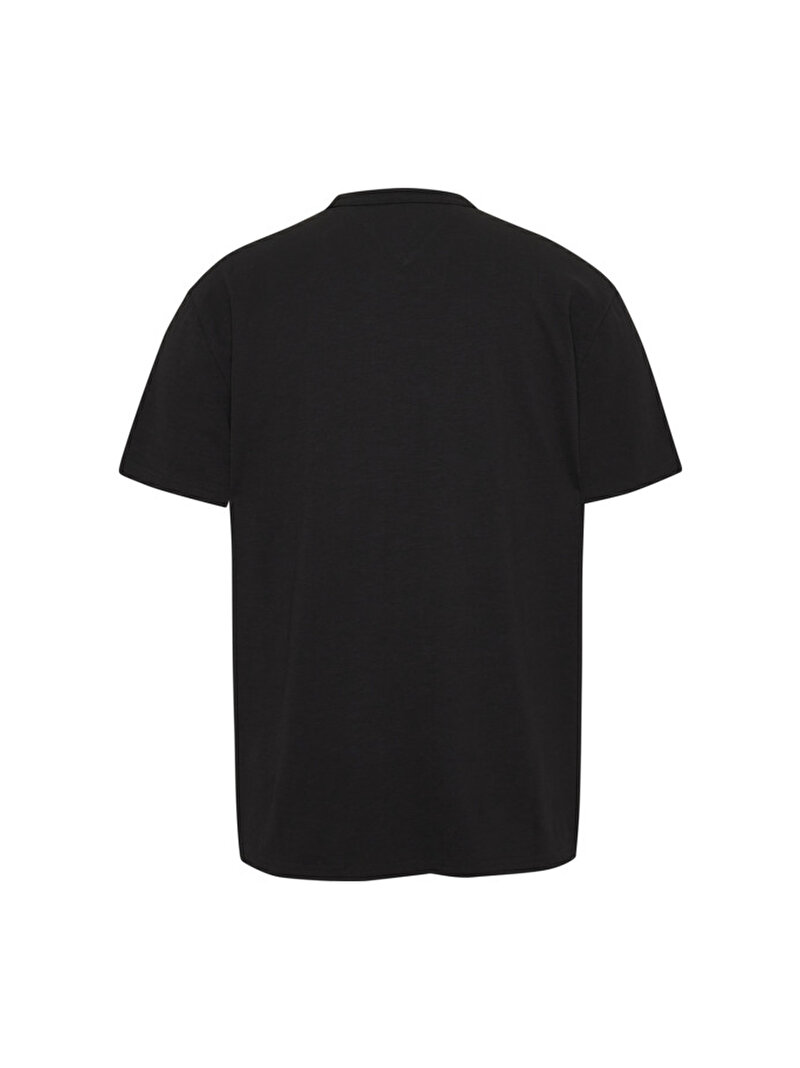Erkek Tjm Classic Slub T-Shirt Siyah DM0DM16310BDS
