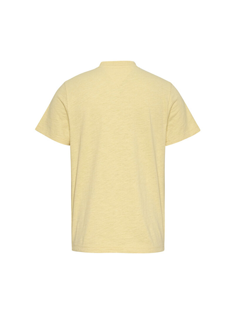 Erkek Tjm Regular Heathered T-Shirt Sarı DM0DM16322ZGQ