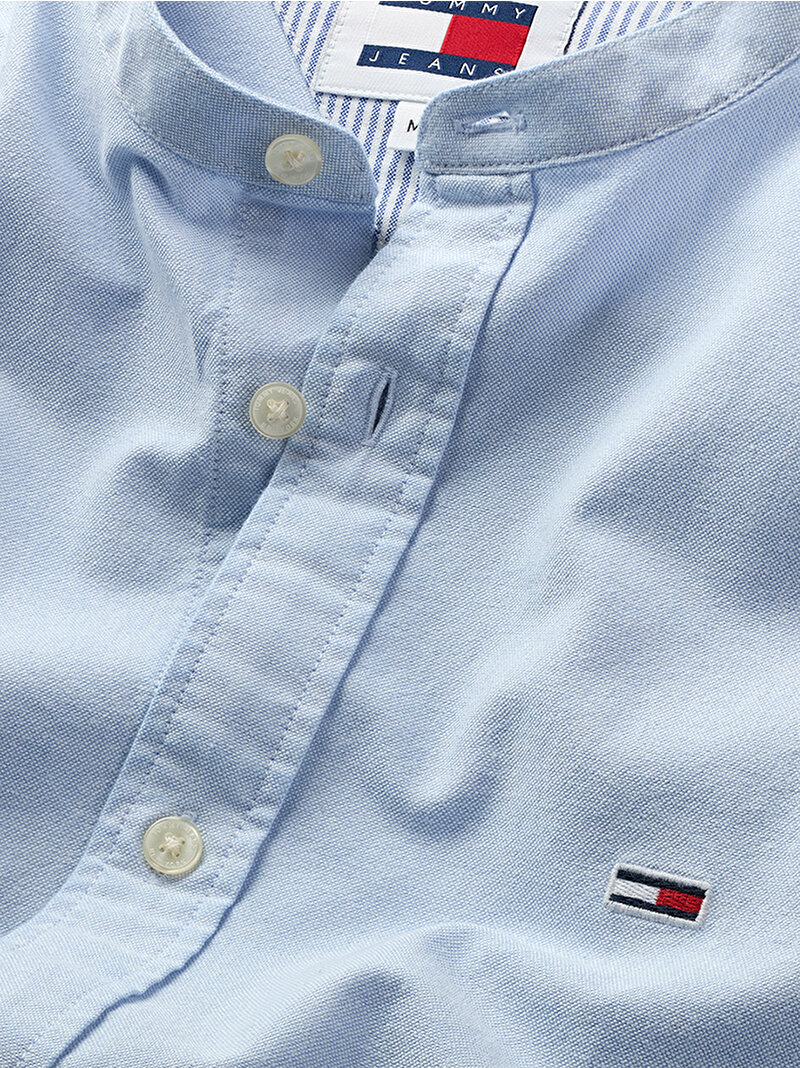 Erkek Tjm Reg Oxford Gömlek Mavi DM0DM19523C3S