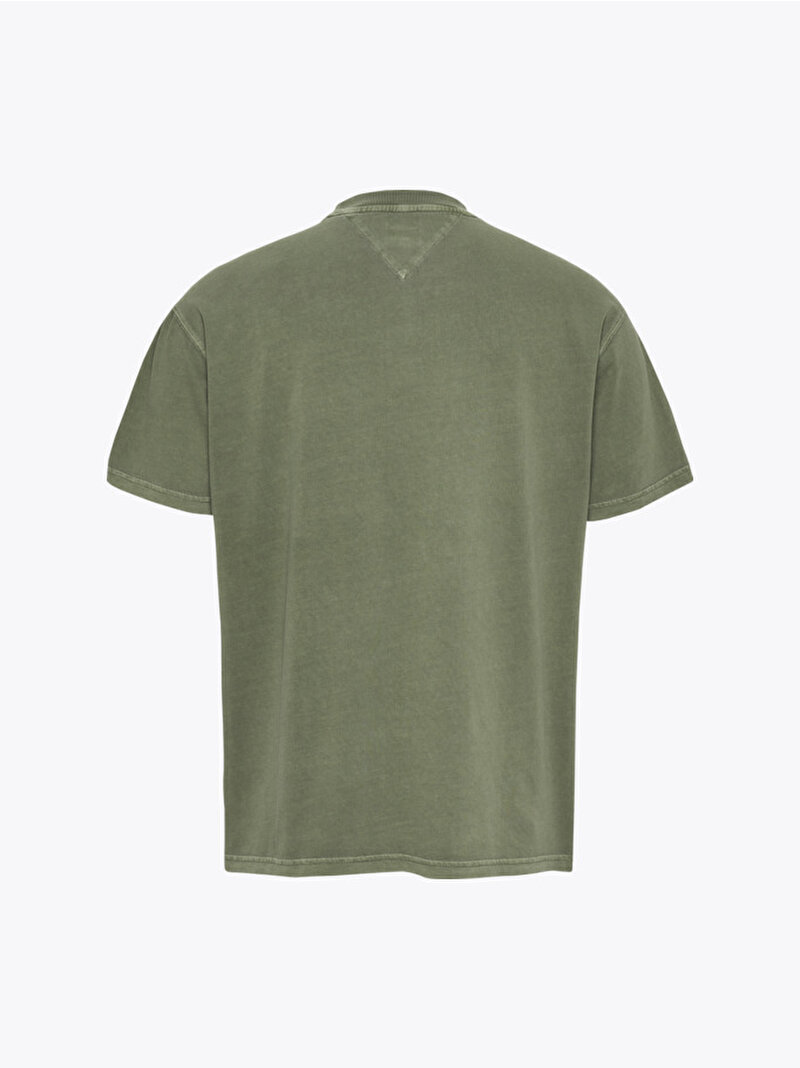 Erkek Tjm Relax Label T-Shirt Yeşil DM0DM20344MR6
