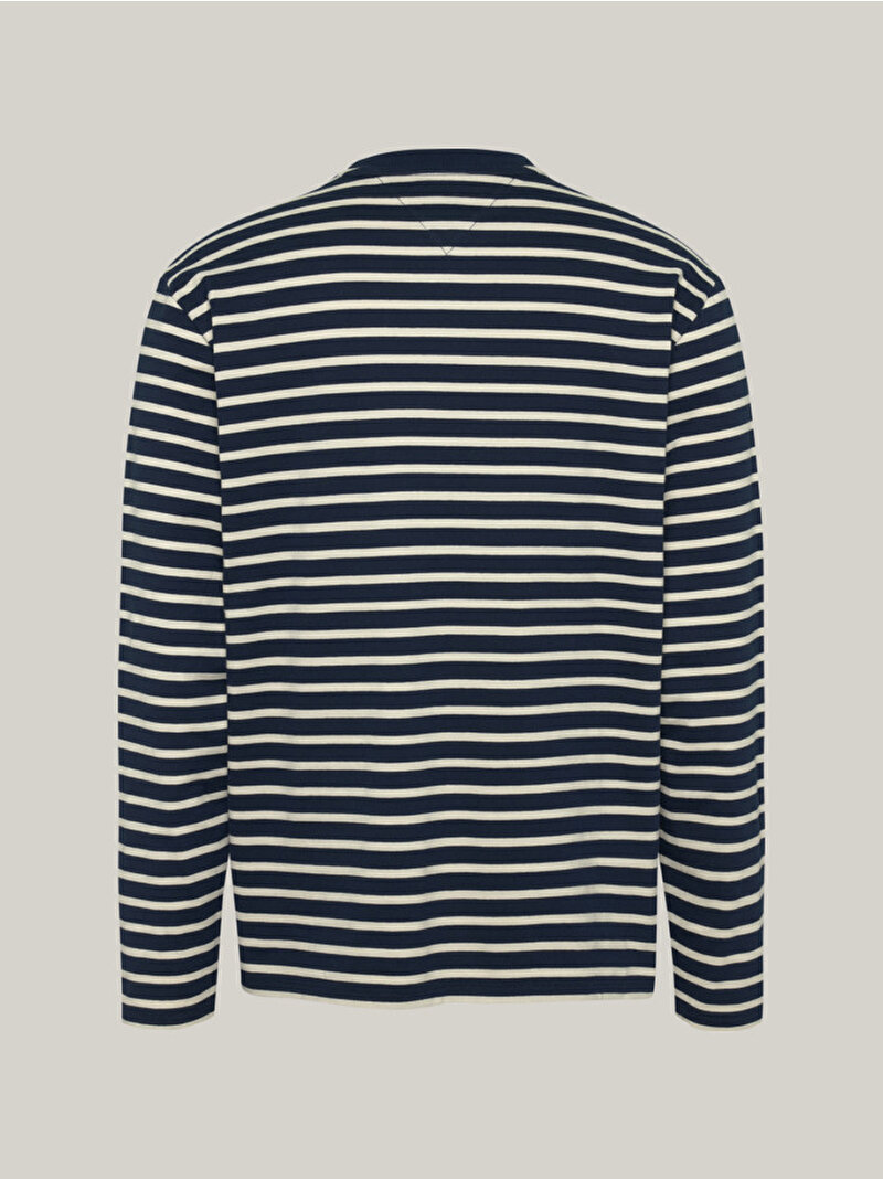 Erkek Tjm Reg Breton Strip T-Shirt Lacivert DM0DM20603ACG