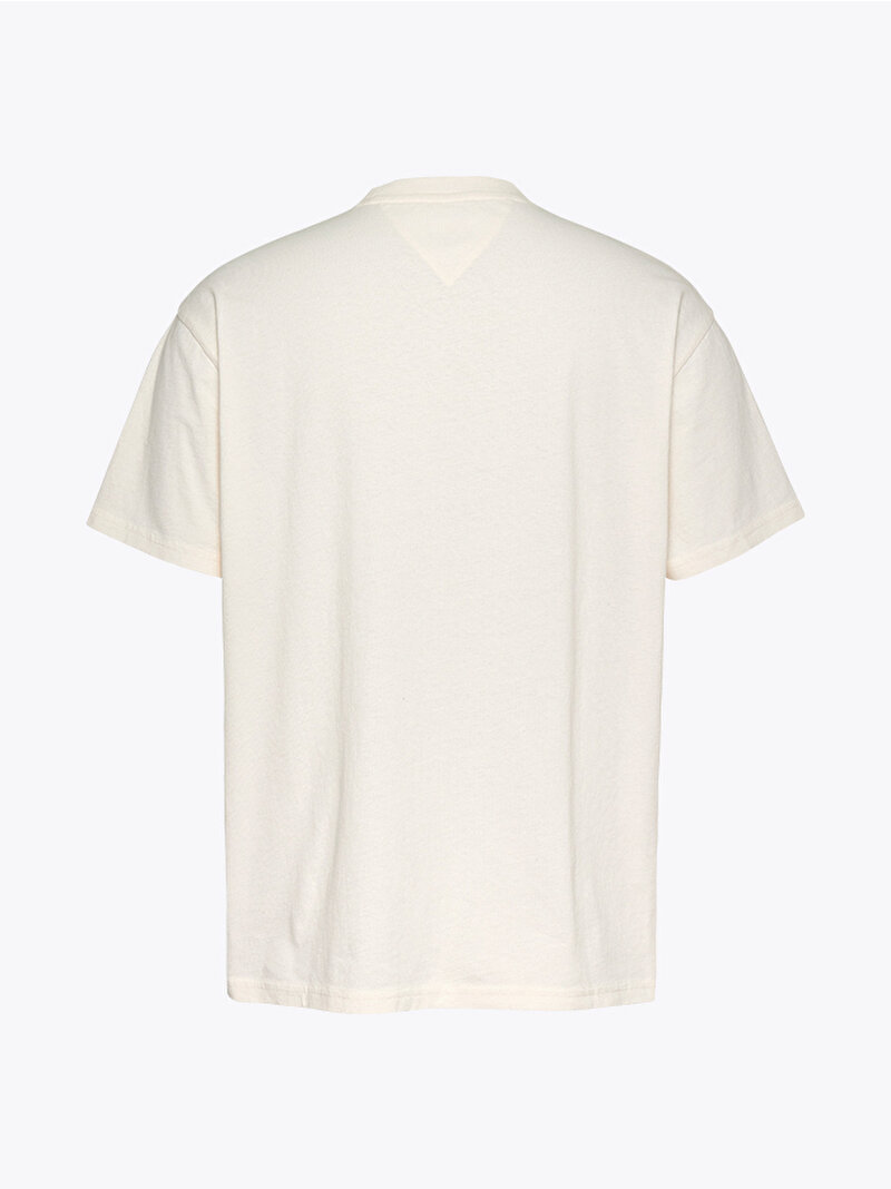 Erkek TJM Relax Beach Club T-shirt Beyaz  DM0DM21387YBH
