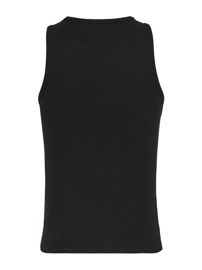 Kadın Tjw Essential Rib T-Shirt Siyah DW0DW14875BDS