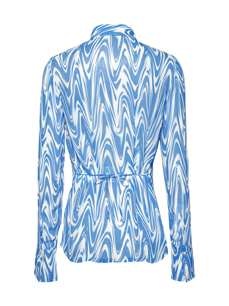 Kadın Tjw Sheer Psychedelic T-Shirt Mavi  DW0DW152030G0