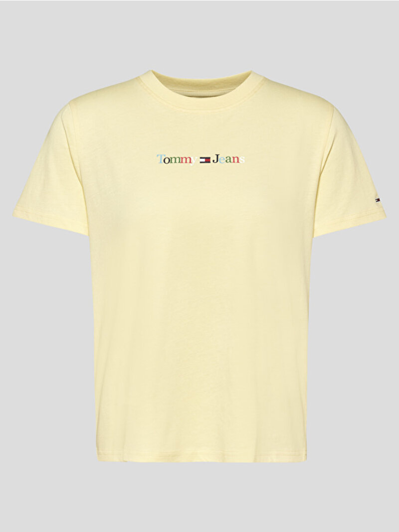 Kadın Tjw Regular Color Serif T-Shirt Sarı DW0DW15447ZHO