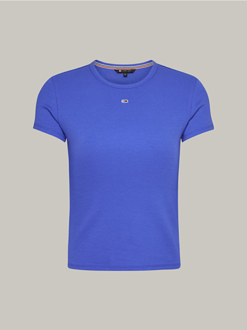 Kadın Tjw Slim Essential T-Shirt Mavi  DW0DW17383C6H