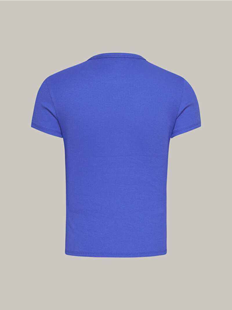 Kadın Tjw Slim Essential T-Shirt Mavi  DW0DW17383C6H