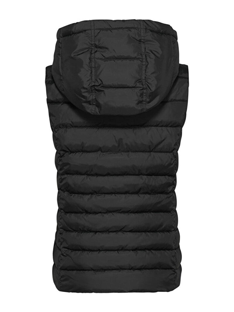 Kadın Tjw Basic Hooded Yelek Siyah DW0DW18310BDS