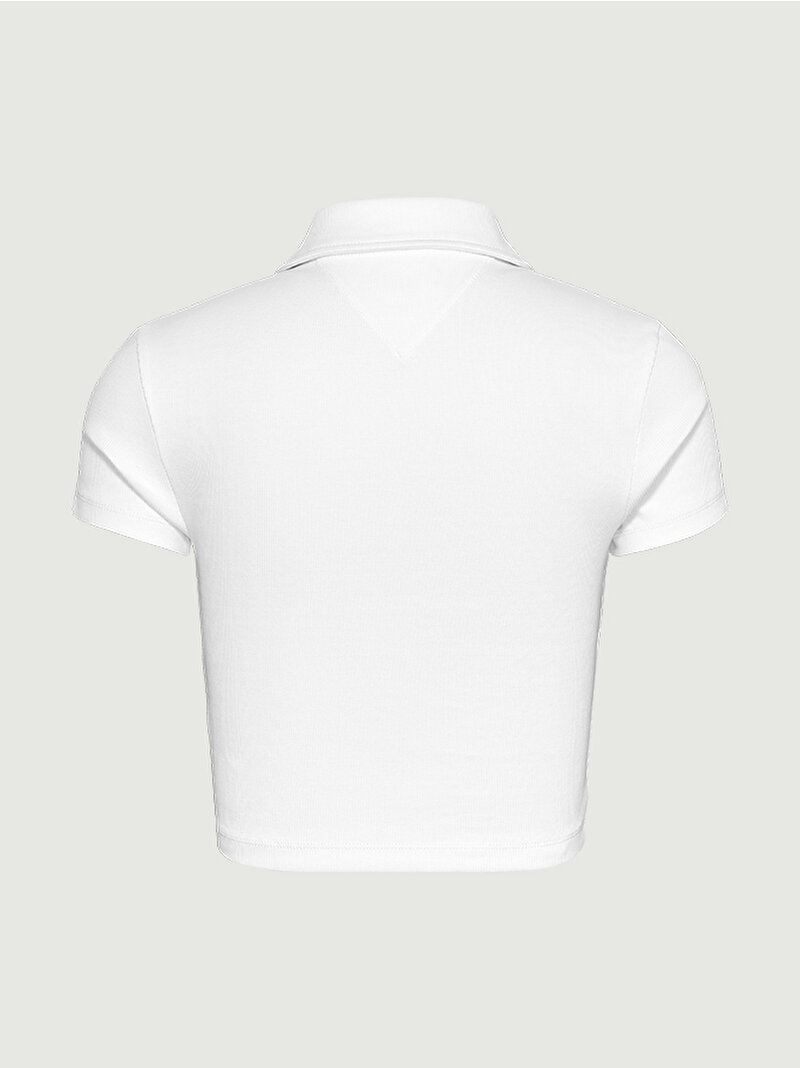 Kadın Tjw Crp Essential Polo T-Shirt Beyaz  DW0DW18315YBR