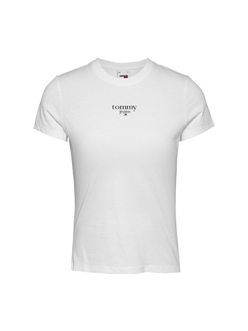 Kadın Tjw Slim Essential T-Shirt Beyaz  DW0DW18397YBR