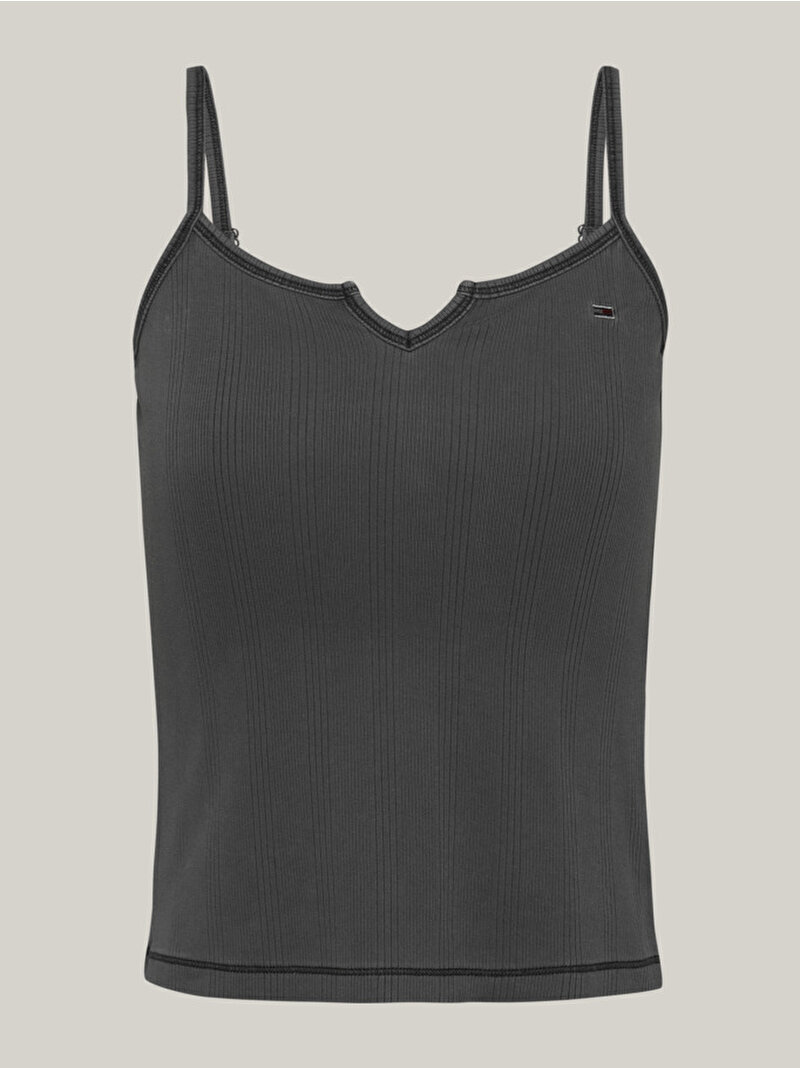 Kadın Tjw Slm Neckline Tank Top Siyah DW0DW18439BDS