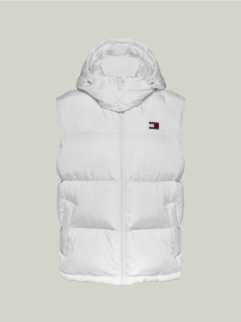 Kadın Tjw Alaska Puffer Yelek Beyaz  DW0DW18862YBR