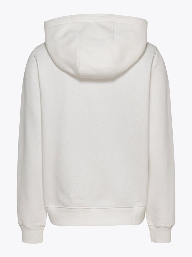 Kadın Tjw Regular Flag Zip Sweatshirt Ekru DW0DW19729YBL