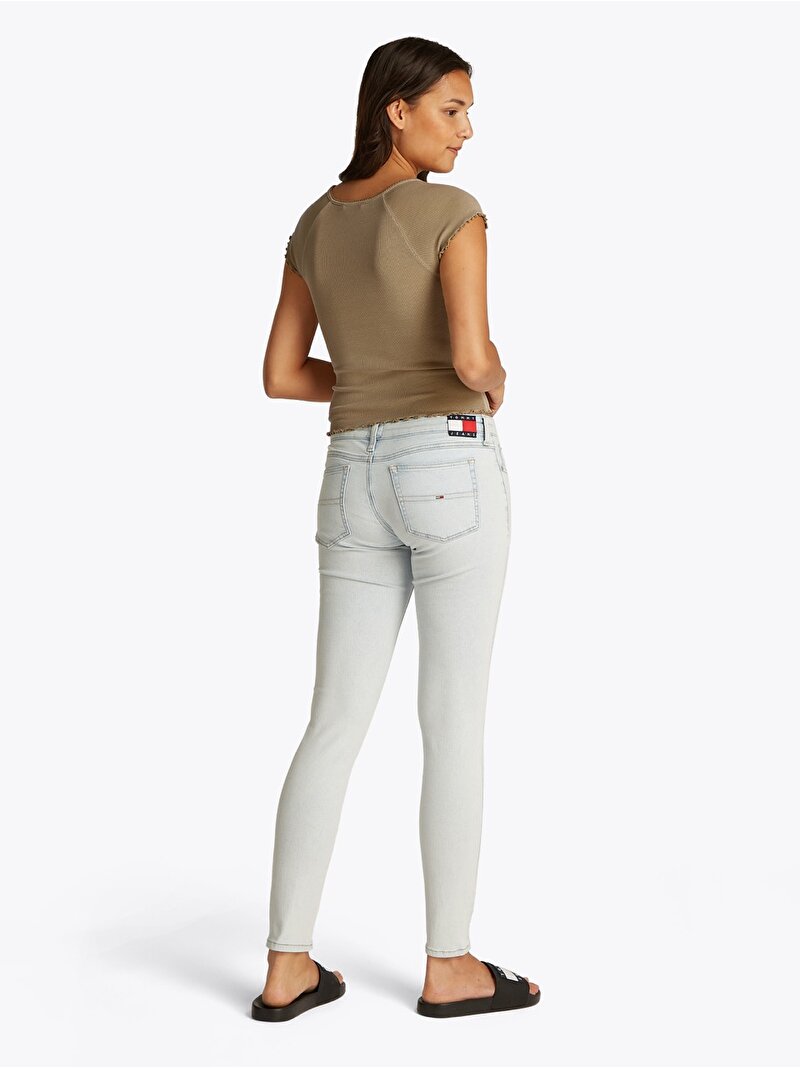 Kadın Tjw Slim Vneck T-Shirt Bej DW0DW21349ACT