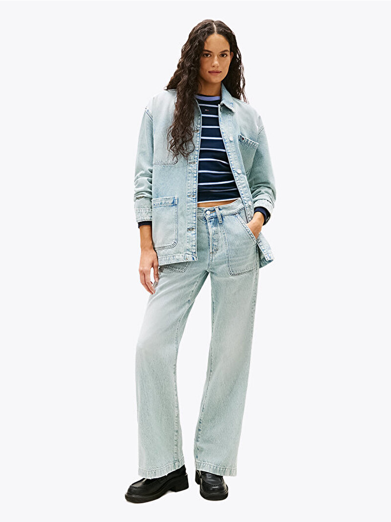 Kadın Chore Denim Ceket Mavi DW0DW215511AB