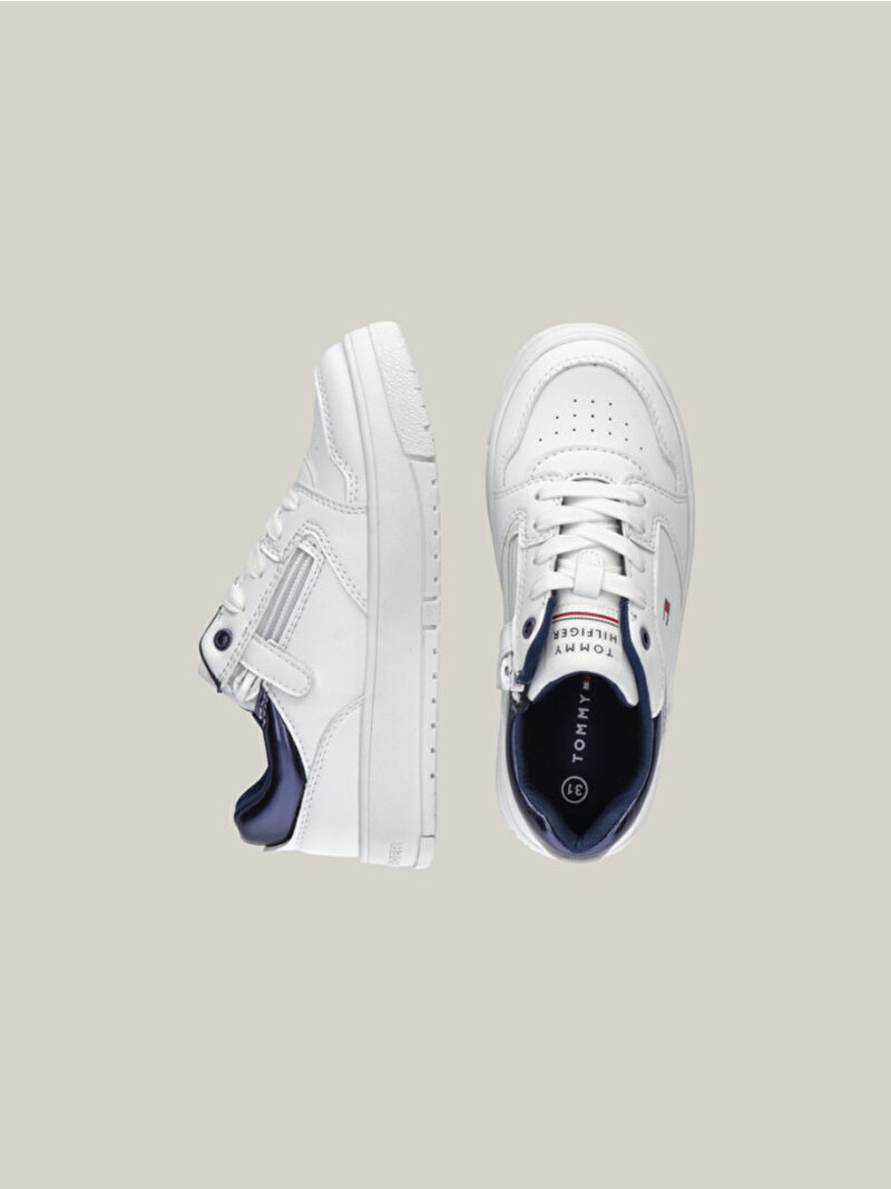Kız Çocuk Low Cut Lace-Up Sneaker Beyaz  EF00033525336