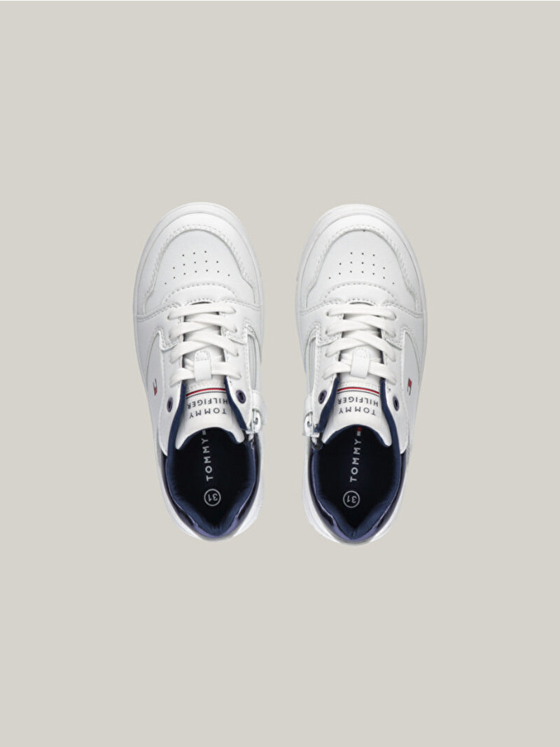 Kız Çocuk Low Cut Lace-Up Sneaker Beyaz  EF00033525336