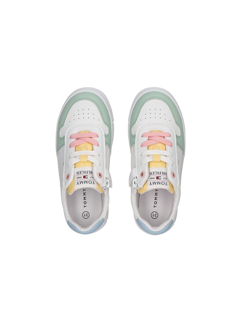 Kız Çocuk Low Cut Lace-Up Sneaker Çok renkli EF00033740913