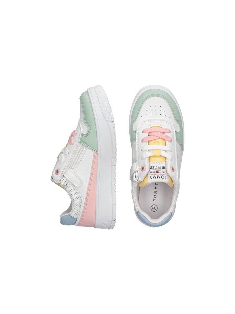 Kız Çocuk Low Cut Lace-Up Sneaker Çok renkli EF00033740913