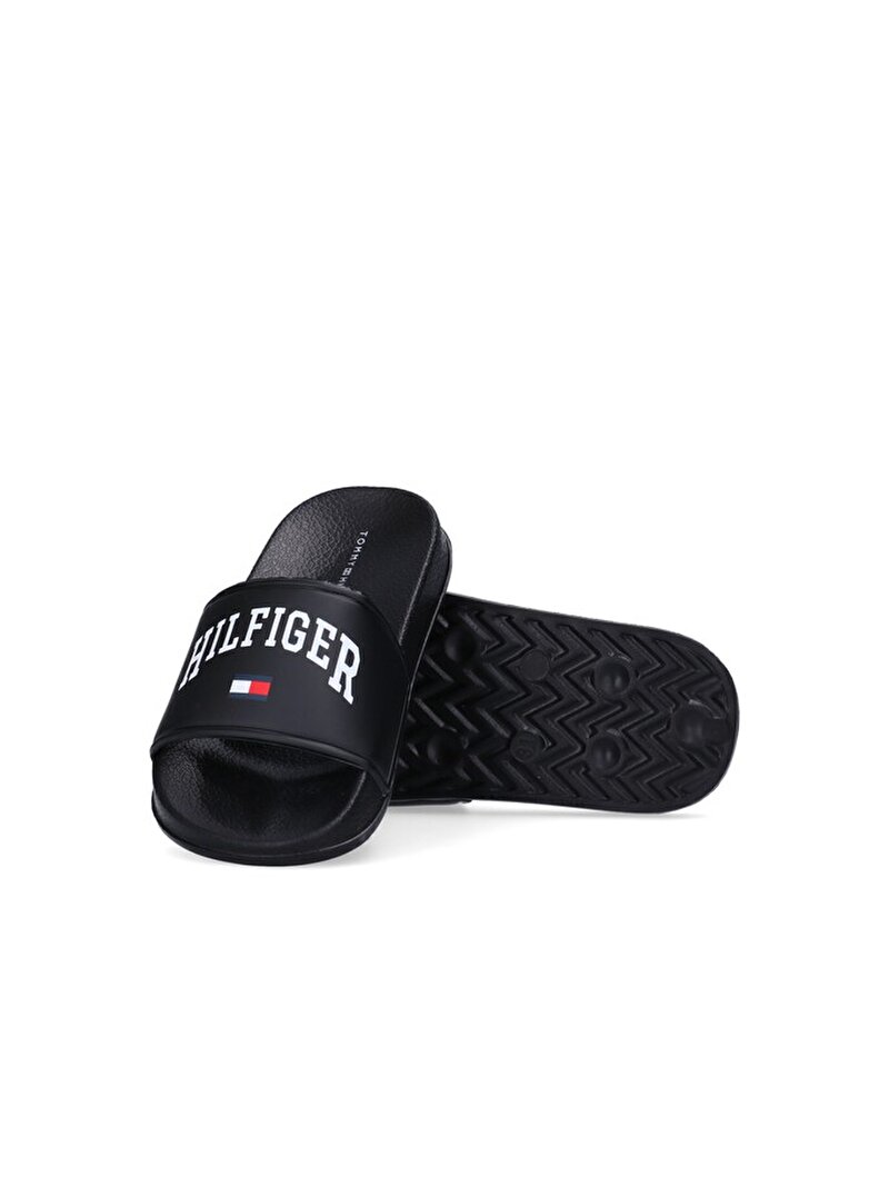 Çocuk Unisex Logo Print Plaj Terliği Siyah EF00033916999