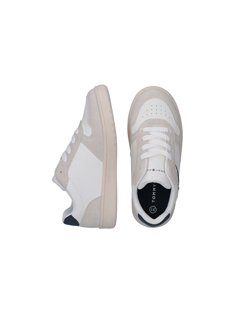 Çocuk Unisex Low Cut Lace-Up Sneaker Çok renkli EF00034077159