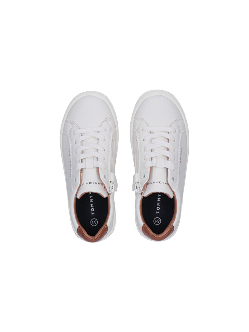 Çocuk Unisex Low Cut Lace-Up Sneaker Beyaz EF00034091767