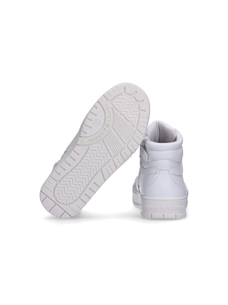 Çocuk Unisex High Top Lace Up Sneaker Beyaz EF00034094100