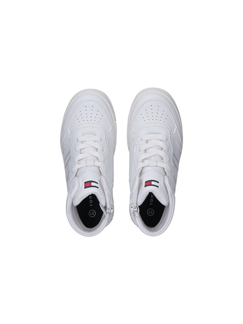 Çocuk Unisex High Top Lace Up Sneaker Beyaz EF00034094100