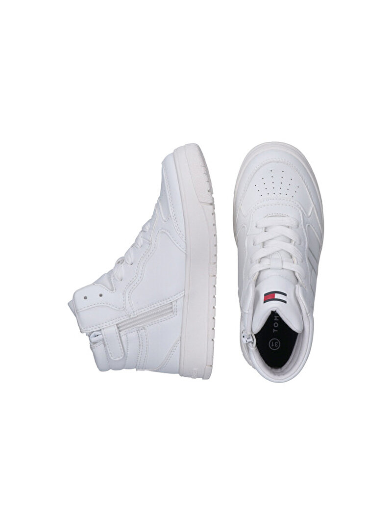 Çocuk Unisex High Top Lace Up Sneaker Beyaz EF00034094100