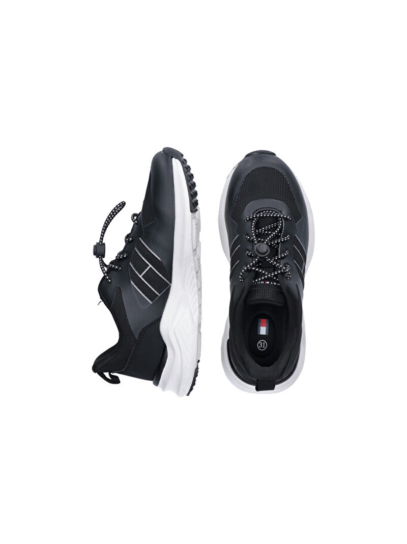 Çocuk Unisex Low Cut Lace-Up Sneaker Siyah EF00034117999