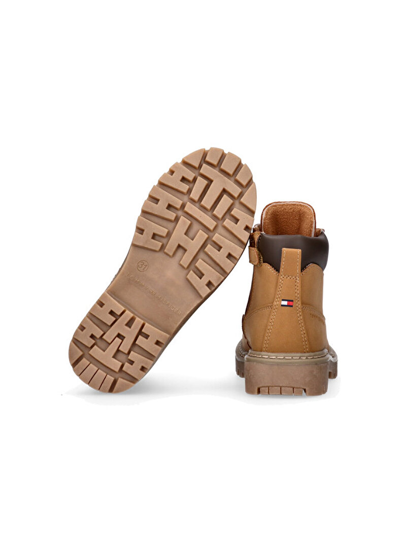 Çocuk Unisex Lace-Up Bot Bej EF00034125206