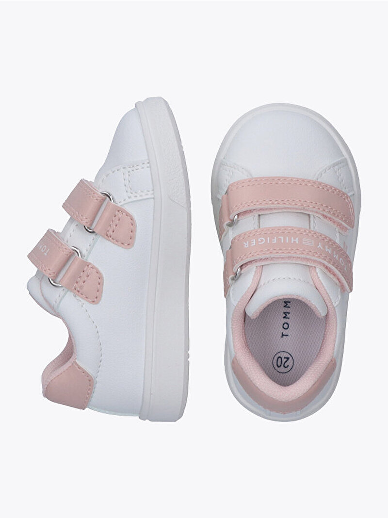 Kız Çocuk Low Cut Velcro Sneaker Beyaz EF00034228953