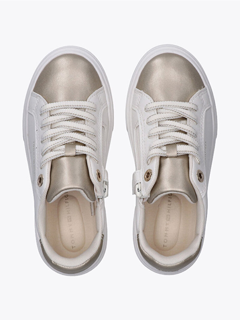 Kız Çocuk Low Cut Laceup Sneaker Gold EF00034247709
