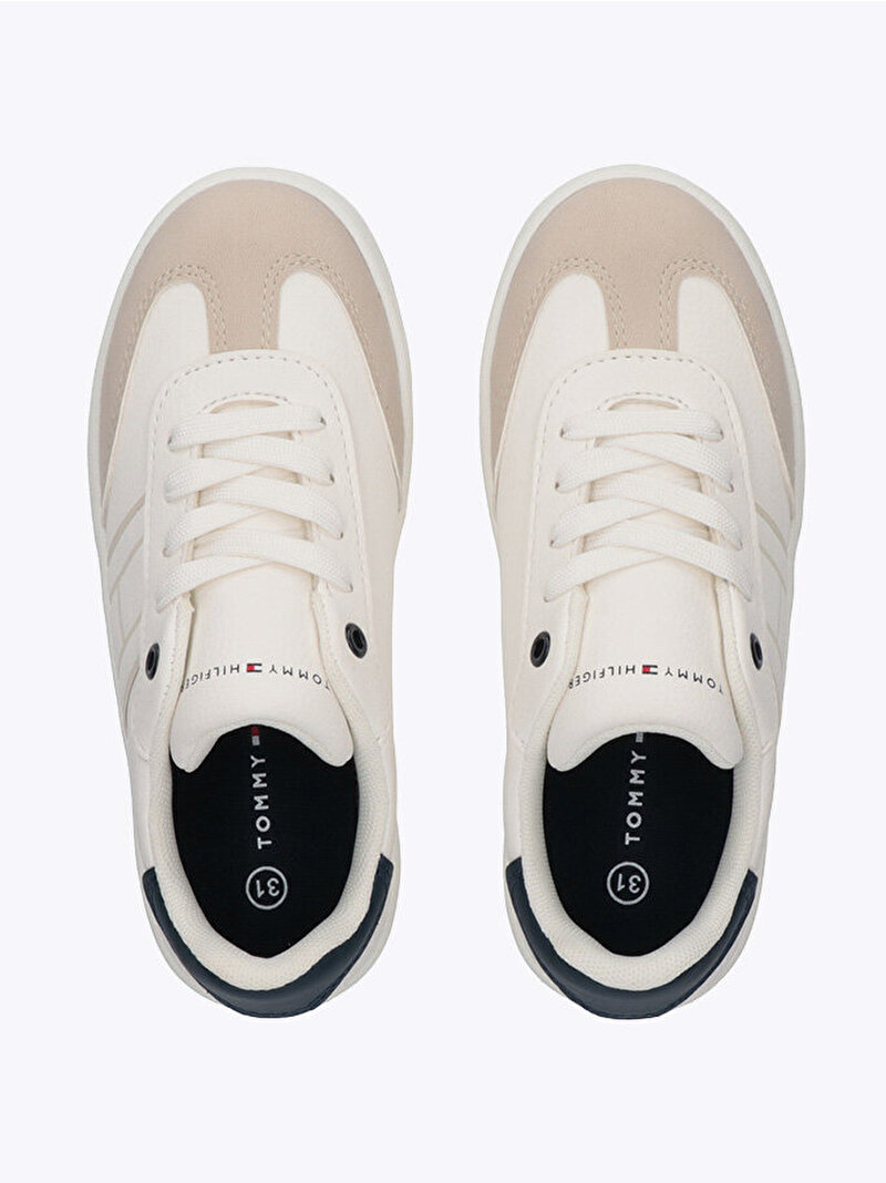 Çocuk Unisex Low Cut Laceup Sneaker Bej EF00034355007