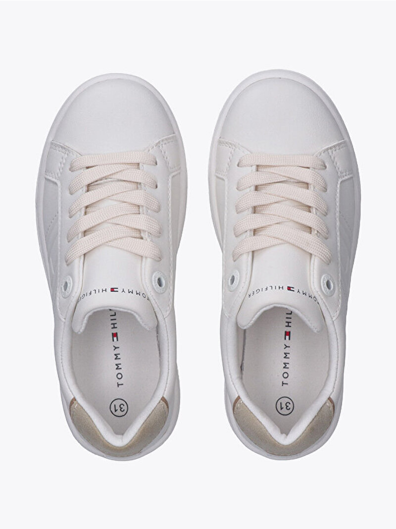Çocuk Unisex Low Cut Laceup Sneaker Beyaz EF00034358472