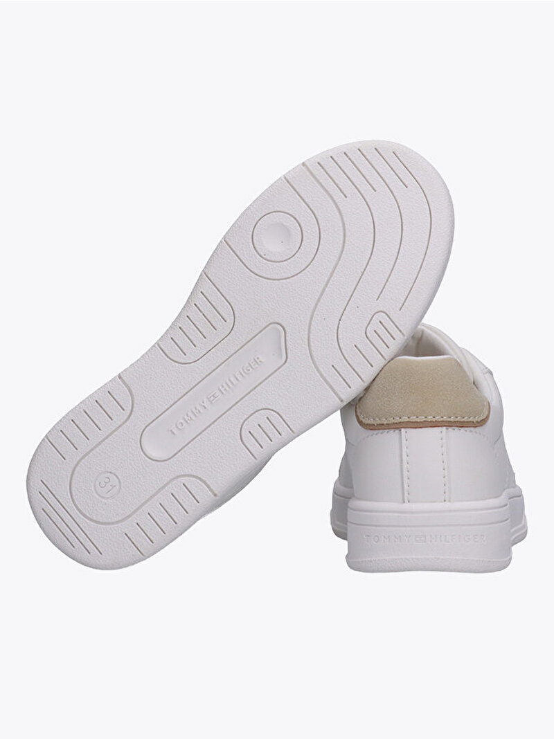 Çocuk Unisex Low Cut Laceup Sneaker Beyaz EF00034358472