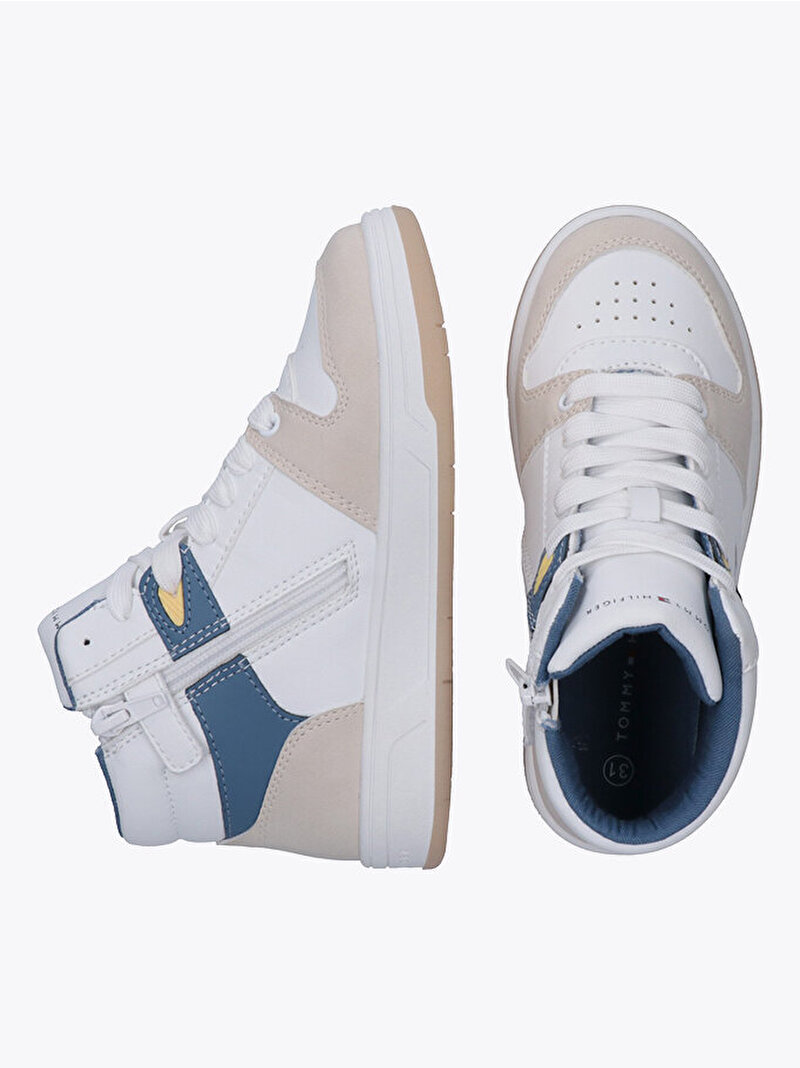 Çocuk Unisex High Top Laceup Sneaker Çok renkli EF00034364913