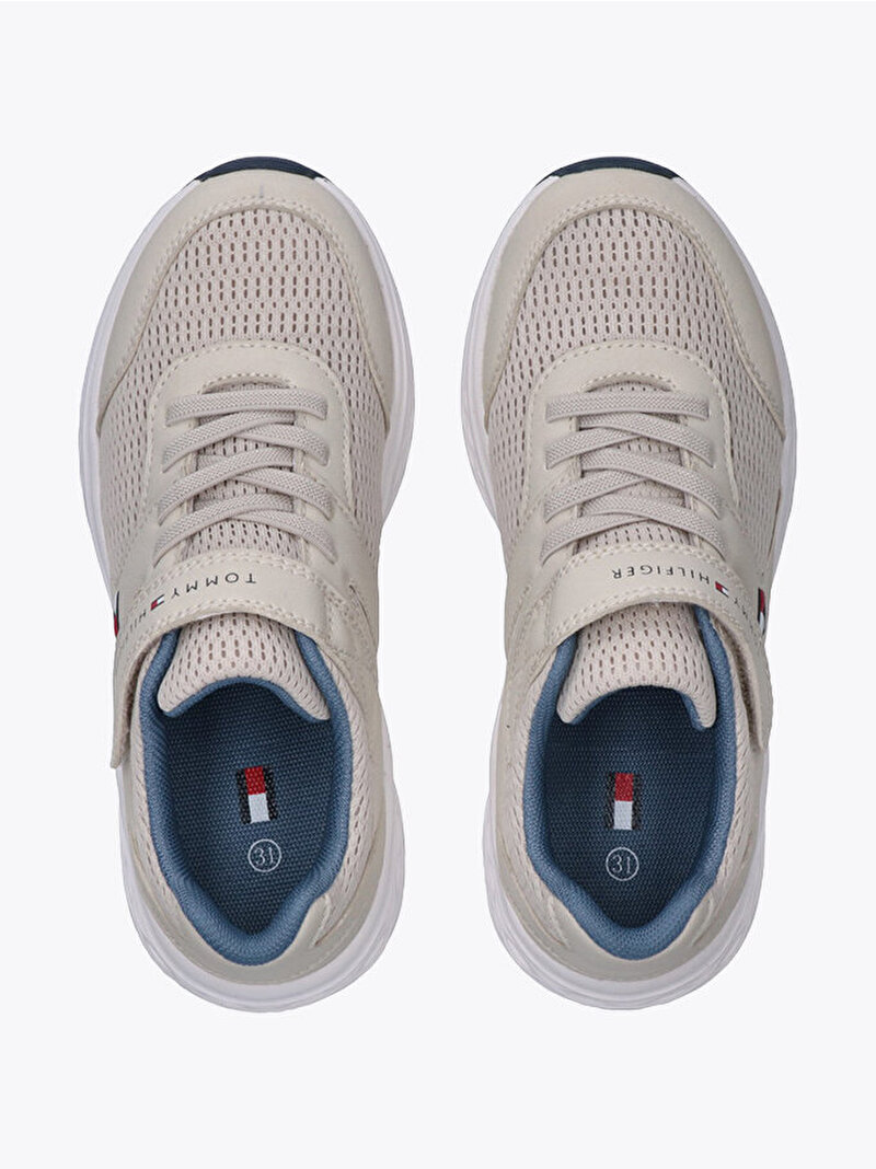 Çocuk Unisex Low Cut Laceup Sneaker Bej EF00034378500