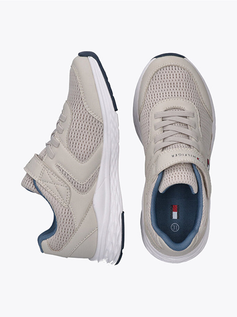 Çocuk Unisex Low Cut Laceup Sneaker Bej EF00034378500