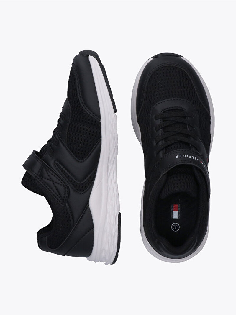 Çocuk Unisex Low Cut Laceup Sneaker Siyah EF00034378999